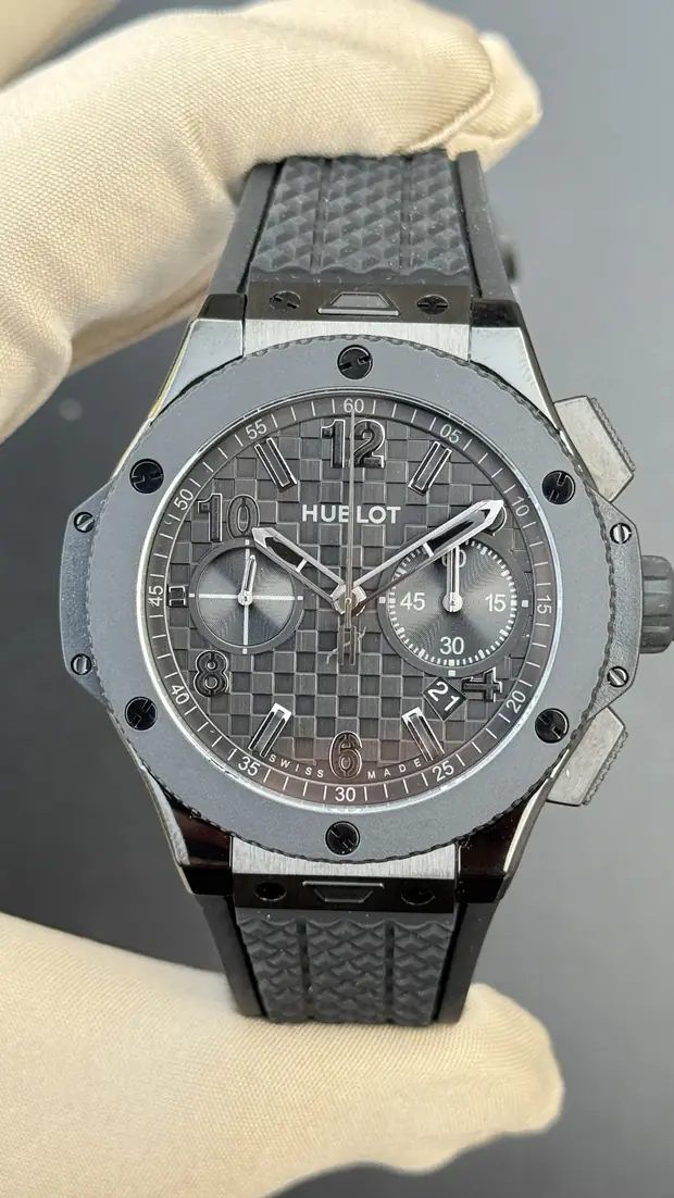 Hublot Big Bang "Unico Çelik Kasa Seramik Bezel Gri İskelet Kadran" 992212 No. 07