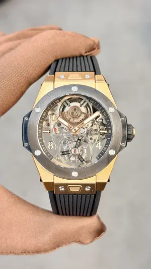 Hublot Big Bang "Unico Çelik Kasa Seramik Bezel Siyah İskelet Kadran" — 1. görsel