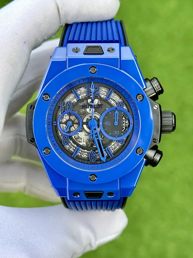 Hublot Big Bang "Unico Mavi Seramik İskelet Kadran" HUB1280 No. 02