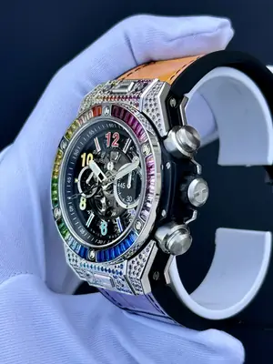 Hublot Big Bang "Unico Rainbow King Gold" — 6. görsel