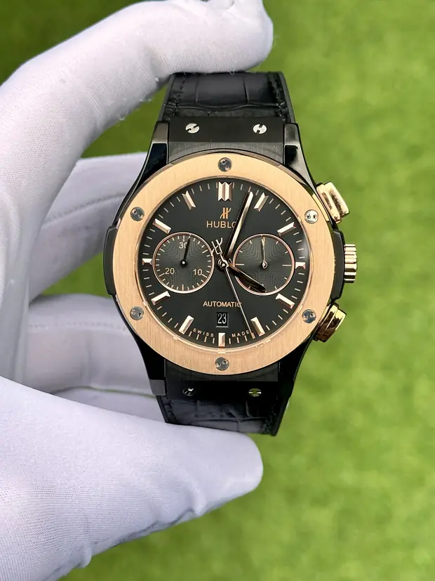 Hublot Classic Fusion "Bang Pembe Altın Kasa Gri Kadran" 1099956 No. 03