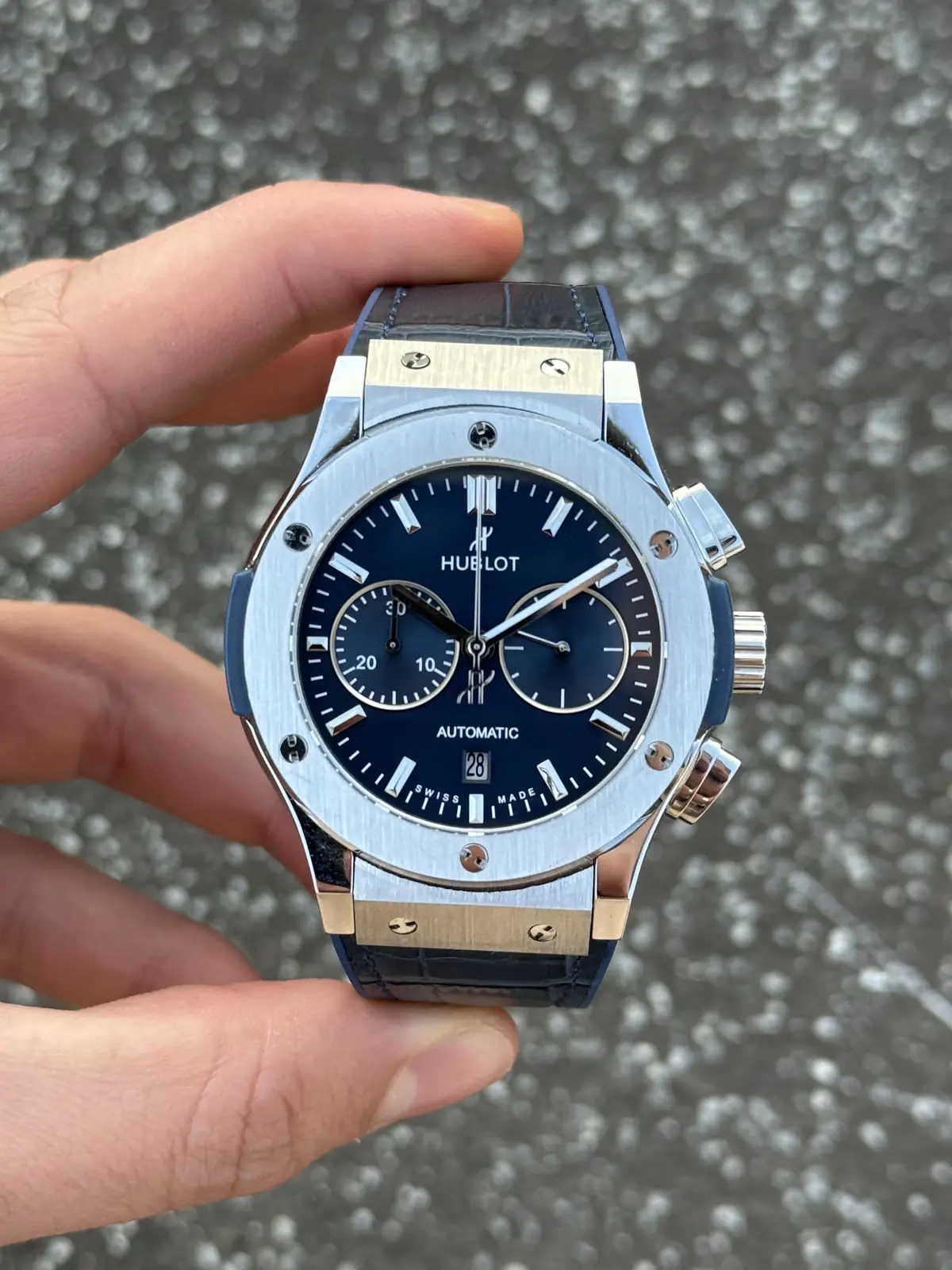 Hublot Classic Fusion "Bang Pembe Altın Kasa Gri Kadran" 1099956 No. 06