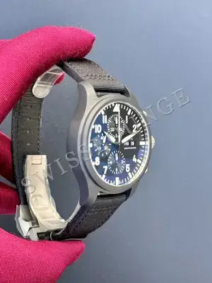IWC Pilot "Chrono Le Petit Prince Çelik Kasa Mavi Kadran" 3777 No. 02 — 5. görsel