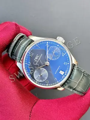 IWC Portugieser "Portuguese Annual Calendar Çelik Kasa Mavi Kadran" IW503502 No. 02 — 2. görsel