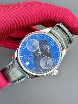 IWC Portugieser "Portuguese Annual Calendar Çelik Kasa Mavi Kadran" IW503502 No. 02 — 3. görsel