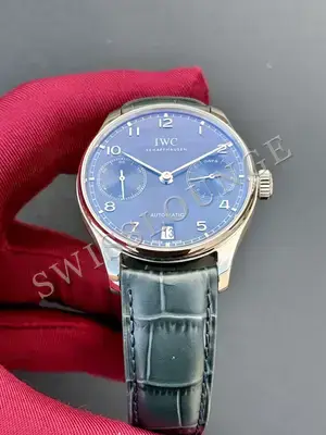 IWC Portugieser "Portuguese Annual Calendar Çelik Kasa Mavi Kadran" IW503502 No. 02 — 4. görsel