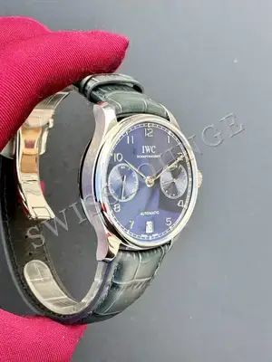 IWC Portugieser "Portuguese Annual Calendar Çelik Kasa Mavi Kadran" IW503502 No. 02 — 5. görsel