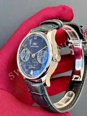 IWC Portugieser "Portuguese Annual Calendar Çelik Kasa Mavi Kadran" IW503502 No. 02 — 6. görsel