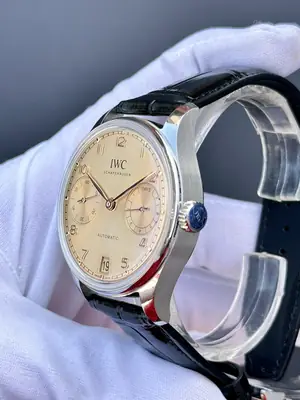 IWC Portugieser "Portuguese Annual Calendar Çelik Kasa Mavi Kadran" IW503502 — 6. görsel