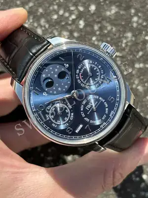 IWC Portugieser "Portuguese Chrono Çelik Kasa Mavi Kadran" — 2. görsel
