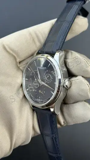Jaeger LeCoultre Master "Le Coultre Calendar Moonphase Çelik Kasa Mavi Kadran" No. 02, 6. görsel