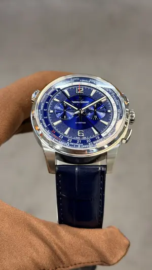 Jaeger LeCoultre Master "Le Coultre Calendar Moonphase Çelik Kasa Mavi Kadran" No. 03 — 4. görsel