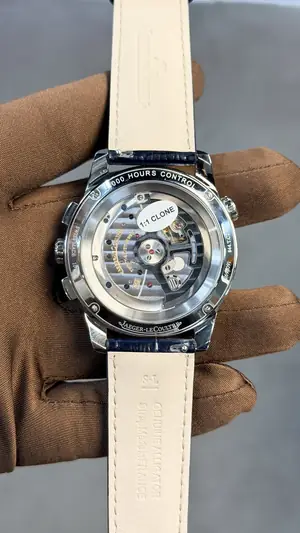 Jaeger LeCoultre Master "Le Coultre Calendar Moonphase Çelik Kasa Mavi Kadran" No. 03 — 5. görsel