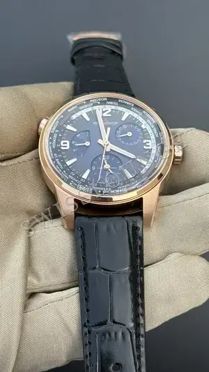 Jaeger LeCoultre Master "Le Coultre Calendar Moonphase Çelik Kasa Mavi Kadran", 4. görsel