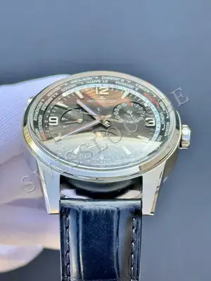 Jaeger LeCoultre Polaris "Le Coultre Geographic Pembe Altın Kasa Mavi Kadran" — 4. görsel