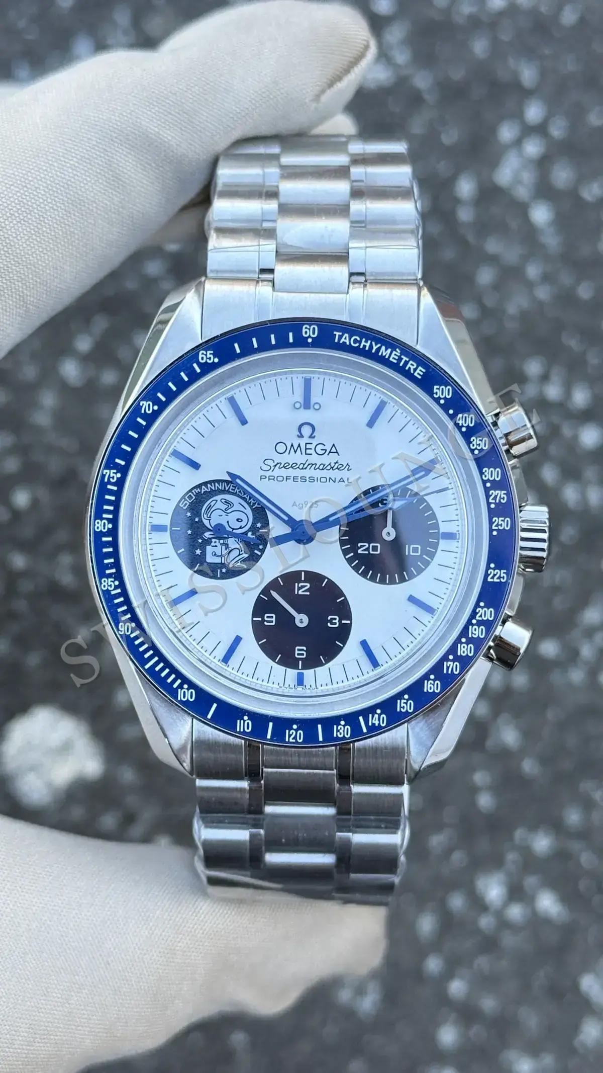 Omega Speedmaster "Moonwatch Chronograph Çelik Kordon Beyaz Kadran" No. 03