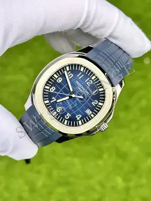 Patek Philippe Aquanaut "Çelik Kasa Mavi Kadran" 5168 No. 02, 3. görsel