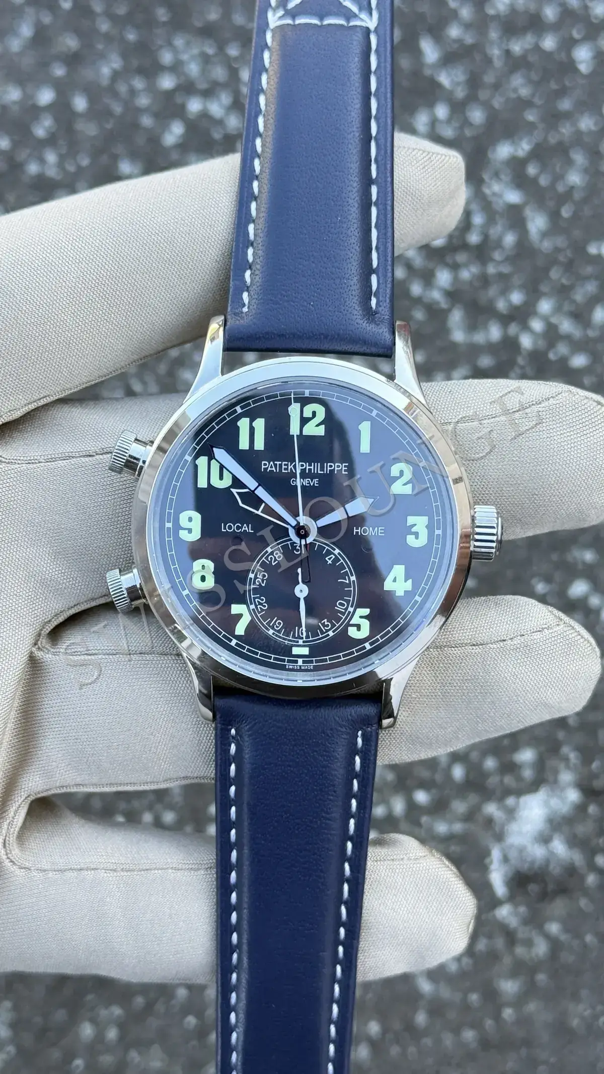 Patek Philippe Calatrava "Mavi Kadran Deri Kordon"