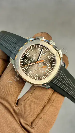 Patek Philippe Aquanaut "Chronograph Pembe Altın Gri Kordon" — 2. görsel