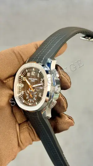 Patek Philippe Aquanaut "Chronograph Pembe Altın Gri Kordon" — 6. görsel