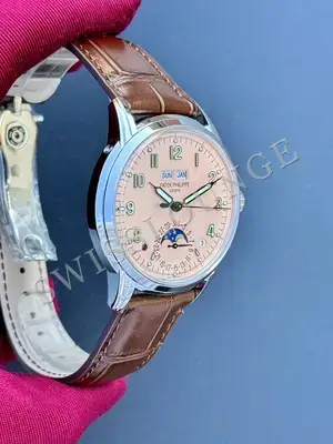 Patek Philippe Grand Complications "Annual Calendar Moonphase Beyaz Kadran" — 5. görsel