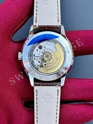 Patek Philippe Grand Complications "Annual Calendar Moonphase Beyaz Kadran" — 7. görsel
