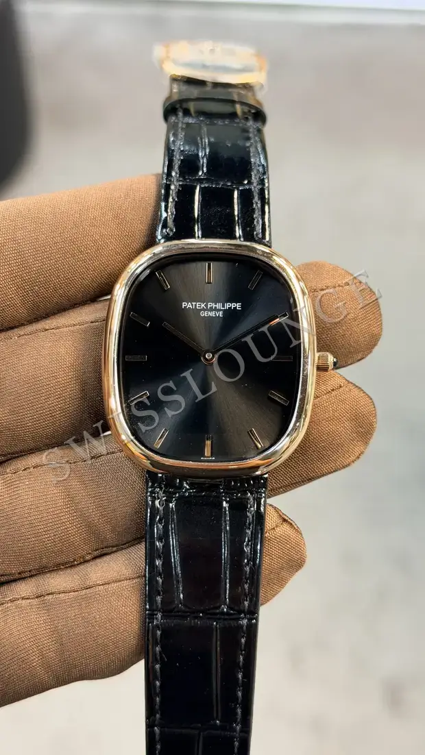Patek Philippe Golden Ellipse "Pembe Altın Siyah Kadran"
