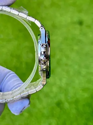 Patek Philippe Nautilus 40 mm "Çelik Jumbo Full Taşlı Bezel" — 6. görsel