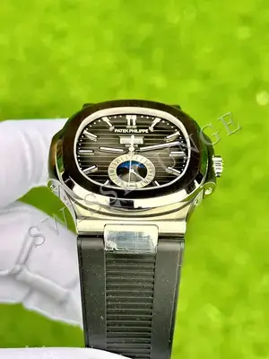 Patek Philippe Nautilus "Chronograph Çelik Kasa Siyah Kadran" 5980 No. 02, 4. görsel