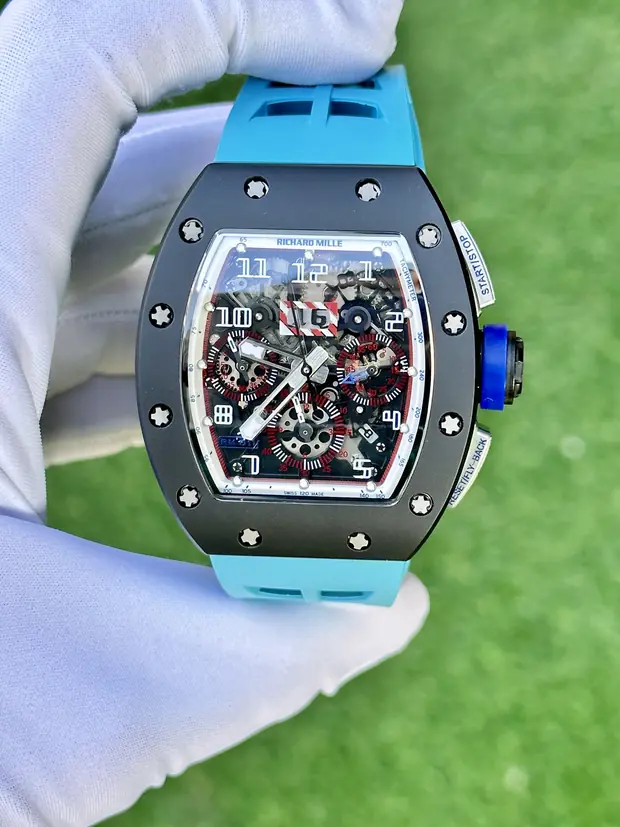 Richard Mille RM 011-03 40 mm "PVD Blue Rubber"