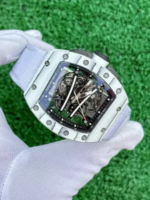 Richard Mille RM 011-03 "Flyback Chronograph Çelik Bezel Kırmızı Kordon" No. 02 — 2. görsel