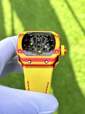 Richard Mille RM 011-03 "Flyback Chronograph Çelik Bezel Sarı Kordon" No. 02 — 4. görsel