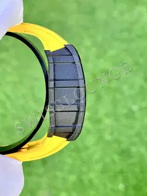 Richard Mille RM 011-03 "Flyback Chronograph Çelik Bezel Sarı Kordon", 5. görsel