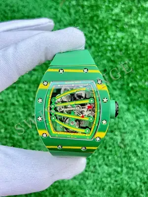 Richard Mille RM 011-03 "Flyback Chronograph Çelik Bezel Siyah Kordon" No. 03 — 1. görsel
