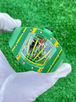 Richard Mille RM 011-03 "Flyback Chronograph Çelik Bezel Siyah Kordon" No. 03 — 2. görsel
