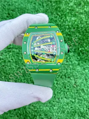 Richard Mille RM 011-03 "Flyback Chronograph Çelik Bezel Siyah Kordon" No. 03 — 4. görsel