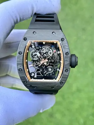 Richard Mille RM 011-03 "Flyback Chronograph Çelik Bezel Siyah Kordon" No. 02 — 1. görsel