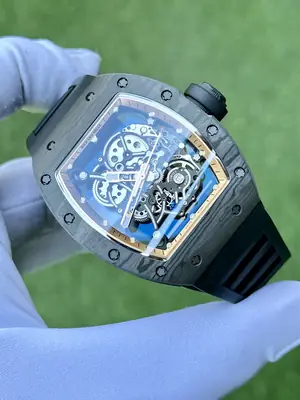 Richard Mille RM 011-03 "Flyback Chronograph Çelik Bezel Siyah Kordon" No. 02 — 2. görsel