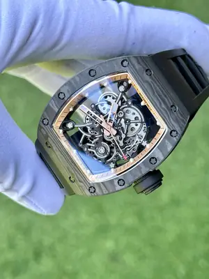 Richard Mille RM 011-03 "Flyback Chronograph Çelik Bezel Siyah Kordon" No. 02 — 3. görsel