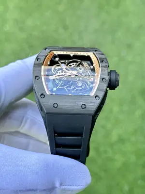 Richard Mille RM 011-03 "Flyback Chronograph Çelik Bezel Siyah Kordon" No. 02 — 4. görsel