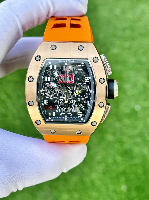 Richard Mille RM 011 "Chronograph Lotus Team R Gros Jean Limited Edition Kırmızı" F1 No. 02