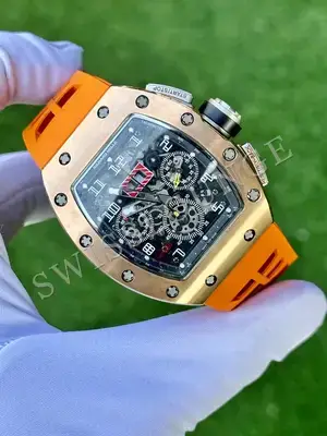 Richard Mille RM 011 "Chronograph Lotus Team R Gros Jean Limited Edition Kırmızı" F1 No. 02 — 2. görsel