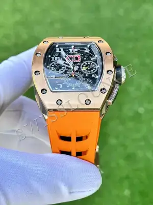 Richard Mille RM 011 "Chronograph Lotus Team R Gros Jean Limited Edition Kırmızı" F1 No. 02 — 4. görsel