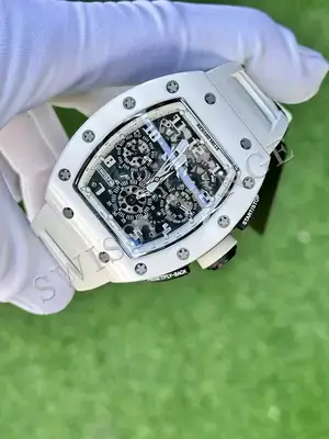 Richard Mille RM 035-02 "Americas İskelet Kadran Beyaz Kauçuk Kordon" No. 02, 3. görsel