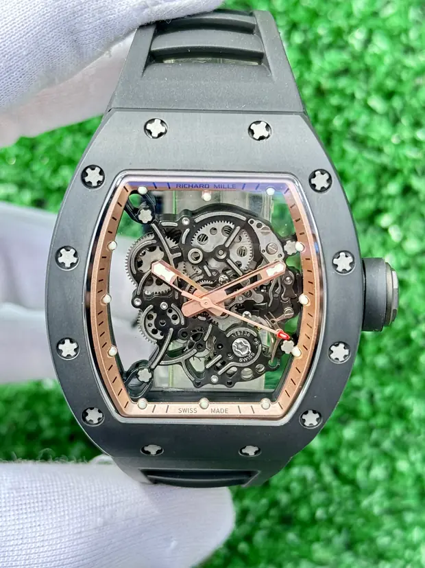 Richard Mille RM 035-02 "Americas İskelet Kadran Beyaz Kauçuk Kordon" No. 04