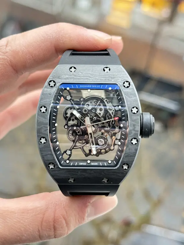 Richard Mille RM 035-02 "Rafael Nadal Limited Edition İskelet Kadran Mavi Kordon" No. 03