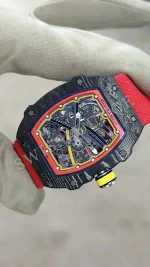 Richard Mille RM 035-02 "Rafael Nadal Limited Edition İskelet Kadran Mavi Kordon" — 3. görsel
