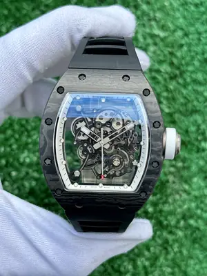 Richard Mille RM 055 "Carbon NTPT Bubba Watson Mavi Cerceveli Bbr" — 1. görsel