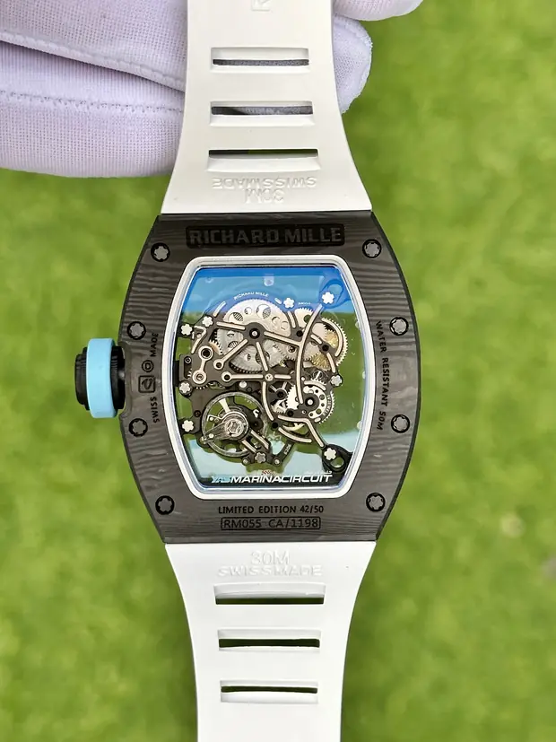 Richard Mille RM 055 "NTPT Carbon Kasa Bubba Watson Kauçuk Bbr"