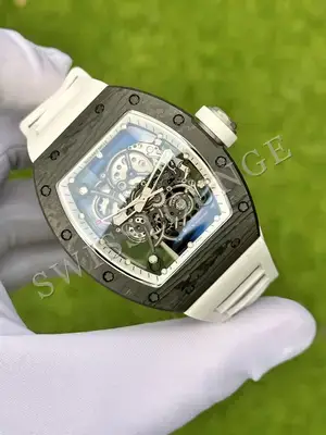 Richard Mille RM 055 "NTPT Carbon Kasa Bubba Watson Kauçuk Bbr" — 3. görsel